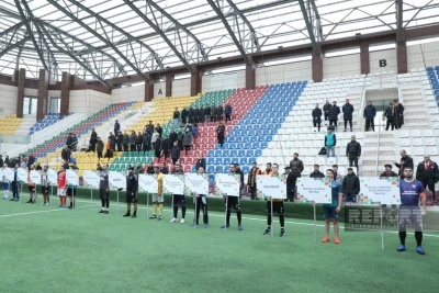 Heydər Əliyevin xatirəsinə həsr olunmuş minifutbol turnirinin açılış mərasimi keçirilib