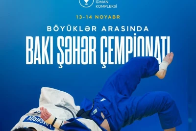 Böyüklər arasında cüdo üzrə Bakı şəhər çempionatı noyabrın 13-14-də keçiriləcək