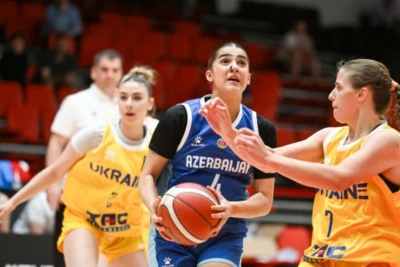 Azərbaycan U-18 qız basketbol millisi Avropa çempionatında Ukraynaya uduzub