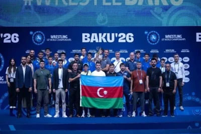 Azərbaycan gənc güləşçiləri dünya çempionatında ikinci yeri tutdu