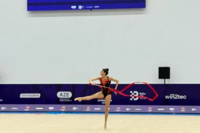 III MDB Oyunları: Azərbaycan gimnastı gümüş medal qazanıb, finala vəsiqələr əldə olunub