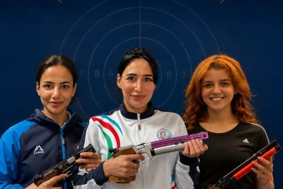 Azerbaycan kadın atıcılık takımı Avrupa Şampiyonası'nda bronz madalya kazandı