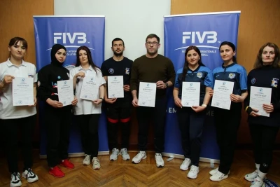 Azərbaycan Voleybol Federasiyasının məşqçi-müəllimlər üçün təşkil etdiyi kurs başa çatıb