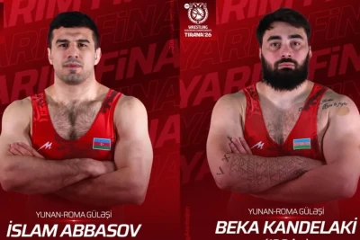 Avropa çempionatı: Azərbaycan güləşçiləri Məmmədov, Abbasov və Kandelaki bürünc medal uğrunda mübarizə aparacaq