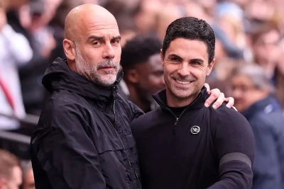 Mikel Arteta Qvardiolanı iki mövsüm qabaqlayan ilk məşqçi oldu
