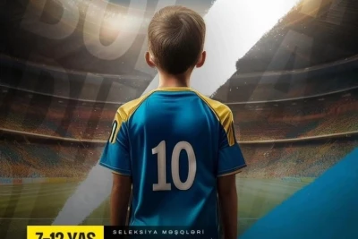 "Kəpəz" Futbol Akademiyasına 7-12 Yaşlı Uşaqlar Üçün Seçimlər