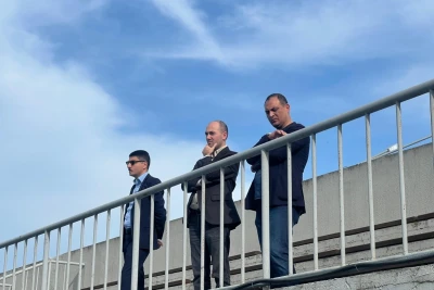 AFFA rəhbərliyi Birinci Liqa matçını izlədi