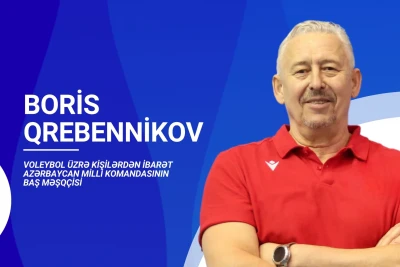 Azərbaycanın voleybol üzrə kişi milli komandasına yeni baş məşqçi təyin edilib: Boris Qrebennikov