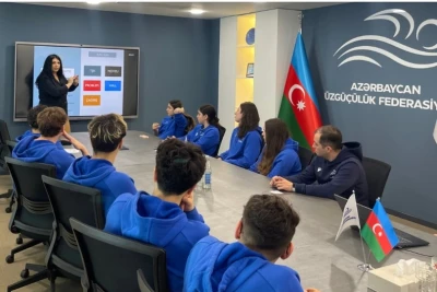 "Etik və psixoloji bacarıqlar ilə güclü idmançı" adlı seminar üzgüçülük üzrə Azərbaycan millisinin üzvləri üçün