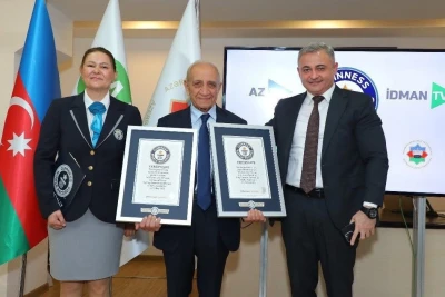 Faiq Həsənov ikinci dəfə rekord qazandı