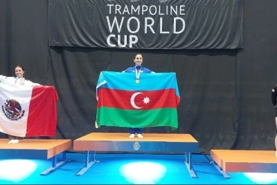 Azərbaycan gimnastları Portuqaliyada batut və tamblinq üzrə turnirdə qələbə qazanıblar