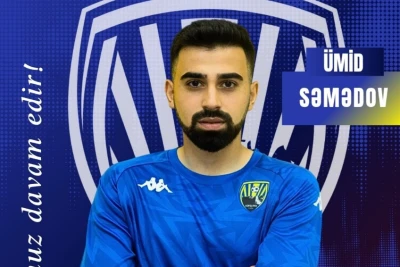 "Kəpəz"də Ömid Səmədovla müqavilə yenilənib