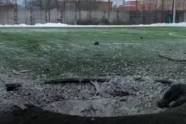 "Vorskla"nın stadionu rus top atəşinə məruz qaldı