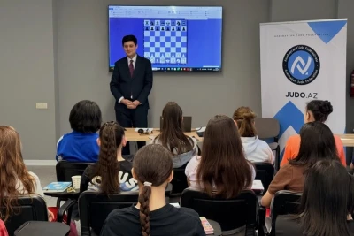 Yeniyetmə cüdoçular üçün şahmat dərsi təşkil olunub