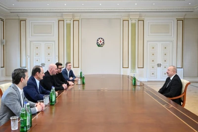 Prezident İlham Əliyev UFC prezidenti Deyna Uaytı qəbul edib