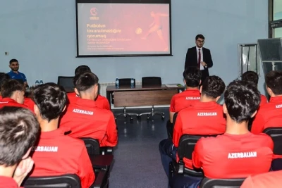 U-17 Milli Komandasına Danışılmış Oyunlara Qarşı Maarifləndirici Sessiya Keçirildi