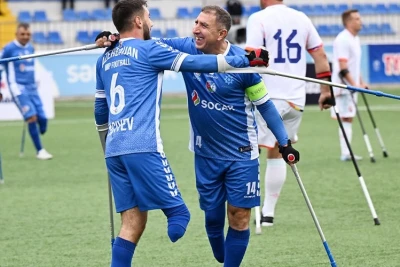 Amputant Futbol üzrə Azərbaycan Millisi İsraillə Bərabərə Qaldı