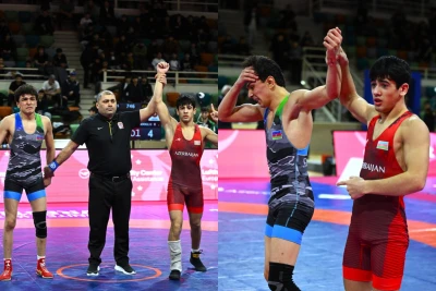 Güləş üzrə U-17 Azərbaycan çempionatında 65 kq çəki dərəcəsində Rəşid Nazarov qalib gəlib