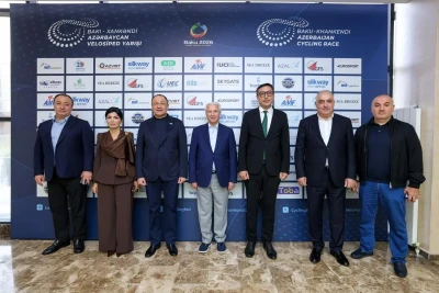 Azərbaycana və Özbəkistana idman nazirləri Respublika Velotrekini ziyarət etdilər