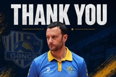 „Gəncə“ voleybol klubu məşqçisi ilə yollarını ayırıb