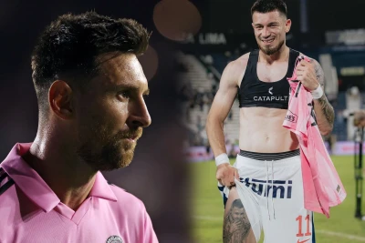 Messini ayağında döymə edən futbolçu, meydanda Messini qucaqladı - VİDEO