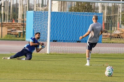 Zirə futbolçuları "Payde" ilə matçdan öncə son məşqə çıxıblar