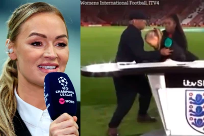 Britaniyalı aparıcı Laura Vuds canlı efirdə huşunu itirdi: vəziyyəti stabildir