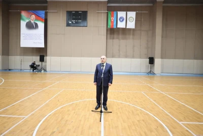 Şahin Bağırov Naxçıvanda yeniyetmə voleybolçularla görüşüb, voleybolun inkişafını müzakirə edib