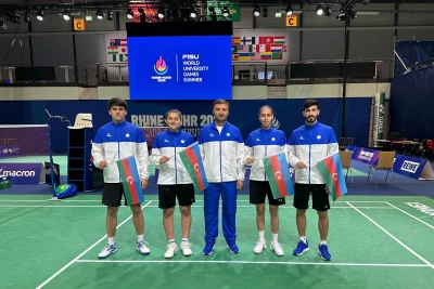 Badminton üzrə Azərbaycan komandası Universiadada Taylanda məğlub olub