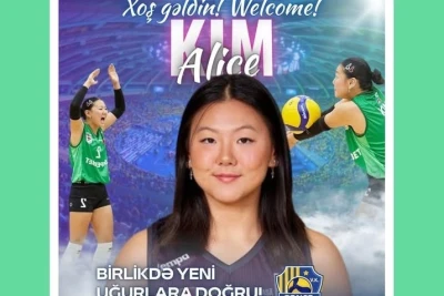 "Gəncə" Voleybol Klubu ABŞ-lı Libero Alisa Kim ilə Müqavilə İmzalayıb