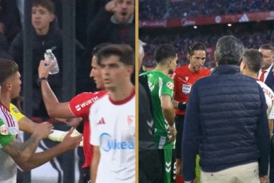 Əndəlus derbisi azarkeş iğtişaşı səbəbindən dayandırılıb, sonra bərpa edilib