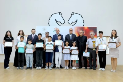 Naxçıvanda Milli Qurtuluş Gününə həsr olunmuş şahmat turnirinin qalibləri mükafatlandırılıb