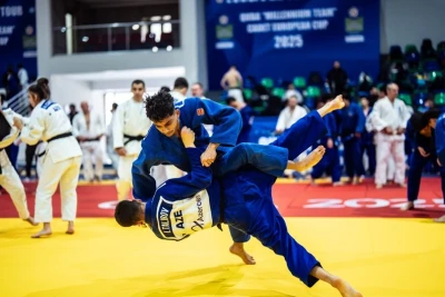 Quba Olimpiya İdman Kompleksində cüdoçuların beynəlxalq təlim-məşq toplanışı davam edir