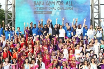 Bakıda "Gimnastika hamı üçün" üçüncü beynəlxalq festivalı rəngarəng çıxışlarla yadda qalıb