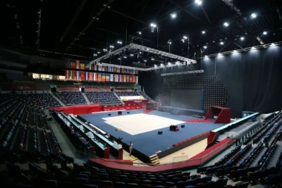 Milli Gimnastika Arenasında Dünya Kubokunun açılış mərasimi keçirilib