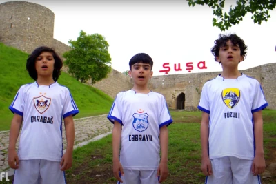 Dövlət himnimiz Peşəkar Futbol Liqasının xüsusi təqdimatında - VİDEO