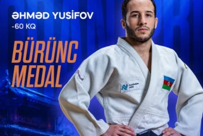 Azərbaycan cüdoçu Çin Qran-Prisində bürünc medal qazandı