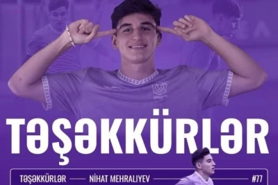 "Şamaxı" daha bir futbolçu ilə yollarını ayırdı