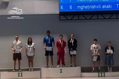 Azərbaycan üzgüçüləri Gürcüstan turnirində 33 medal qazanıb
