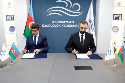 MPK və Üzgüçülük Federasiyası paraüzgüçülüyün inkişafı üçün əməkdaşlıq Memorandumuna imza atıblar