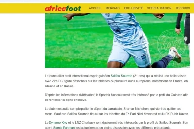 The number of clubs interested in Salifu Suma's services is increasing