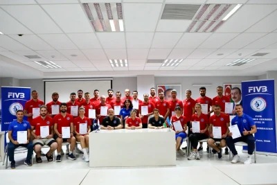 Voleybol üzrə beynəlxalq Level-2 məşqçi sertifikatları təqdim olunub