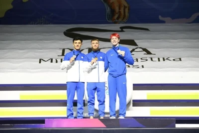 ABŞ səfiri Emi Karlon Bakıda batut gimnastikası üzrə Dünya Kubokunu izləyib və iştirakçıları təbrik edib