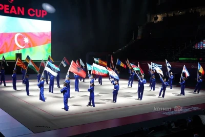 Bakıda bədii gimnastika üzrə Avropa Kubokunun açılış mərasimi keçirilib - YENİLƏNİB + FOTO/VİDEO