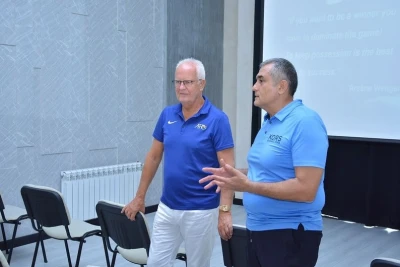 Bernd Ştange "Şamaxı" FK-nın akademiyasında Ağsu və Şamaxı məşqçiləri ilə görüşüb