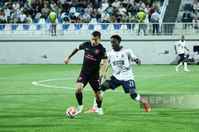 Sabah və Orhus arasında Çempionlar Liqası oyunu: 0:0 hesabı ilə ilk hissə başa çatıb