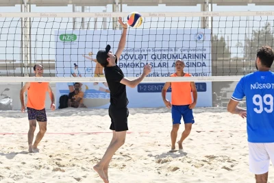 Dövlət Qurumları Arasında Çimərlik Voleybolu Yarışının Nəticələri: FHN Hər İki Kateqoriyada Qalib