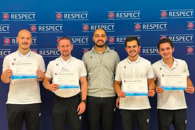 Azərbaycanlı hakimlər UEFA-nın CORE proqramında iştirak edib - FOTO