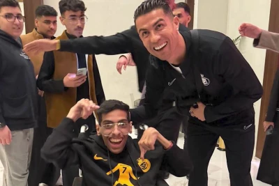 Ronaldo əlil azarkeşi sevindirdi: Sosial şəbəkələrdə rəğbətlə qarşılandı - VİDEO