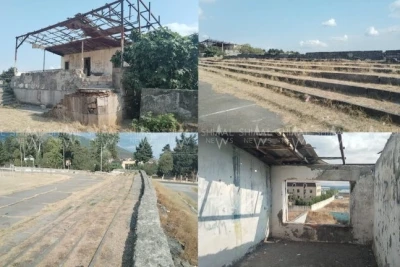 Oğuz rayon stadionunun baxımsız vəziyyəti narahatlıq doğurur